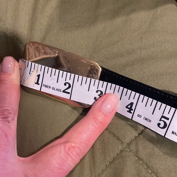 GUCCI black patten leather retro / vintage belt authentic - Picture 8 of 13